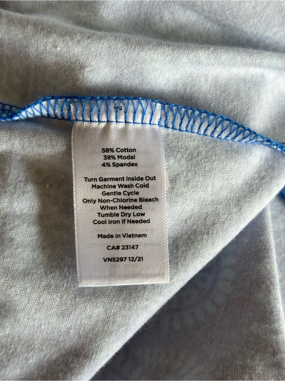 Talbots Blue Patterned Maxi Dress - Picture 7 of 7